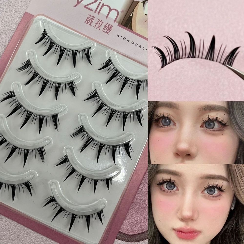 Anime Cosplay Lashes - عبوة من 5 أزواج من الرموش