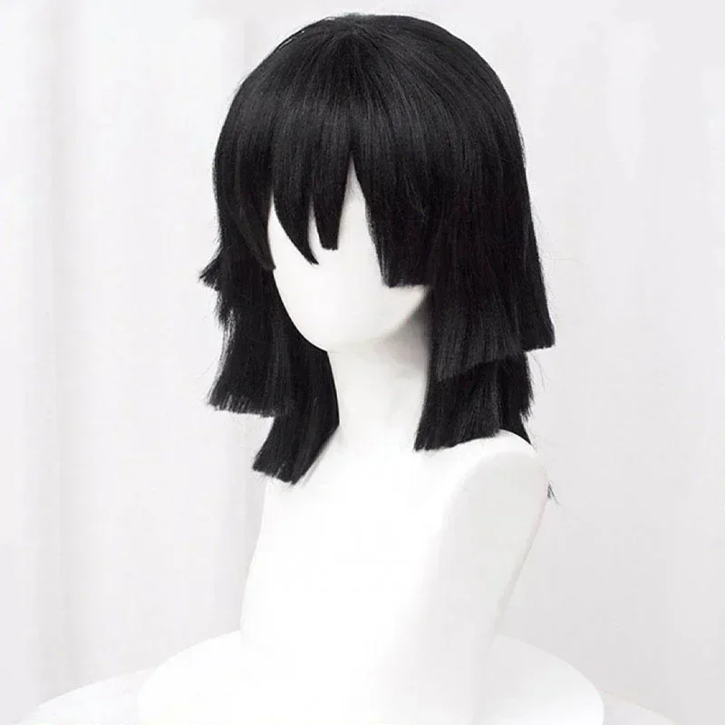 باروكة تنكرية عالية الجودة لشخ - مراجعة Cosplay Anime Black Hair وسعره