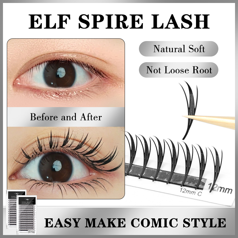 رموش وينكي بيوتي الجاهزة ذات ا - مراجعة Anime Cosplay Lashes وسعره