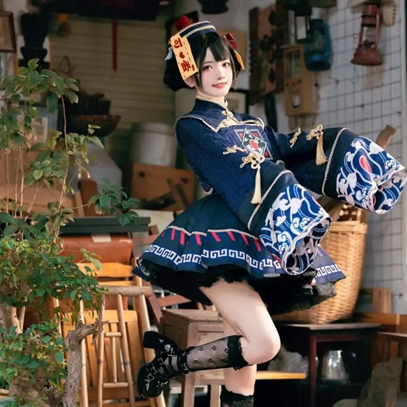 لوليتا النمط الصيني فستان حلو  - مراجعة Anime Cosplay In Chinese وسعره