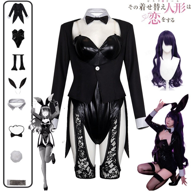 زي تنكري ماي دريس أب دارلينغ ك - مراجعة Cosplay Anime Black Hair وسعره