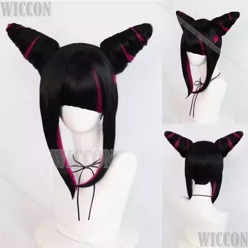 كيريكو جوري لعبة هان أوف كوسبل - مراجعة Cosplay Anime Black Hair وسعره