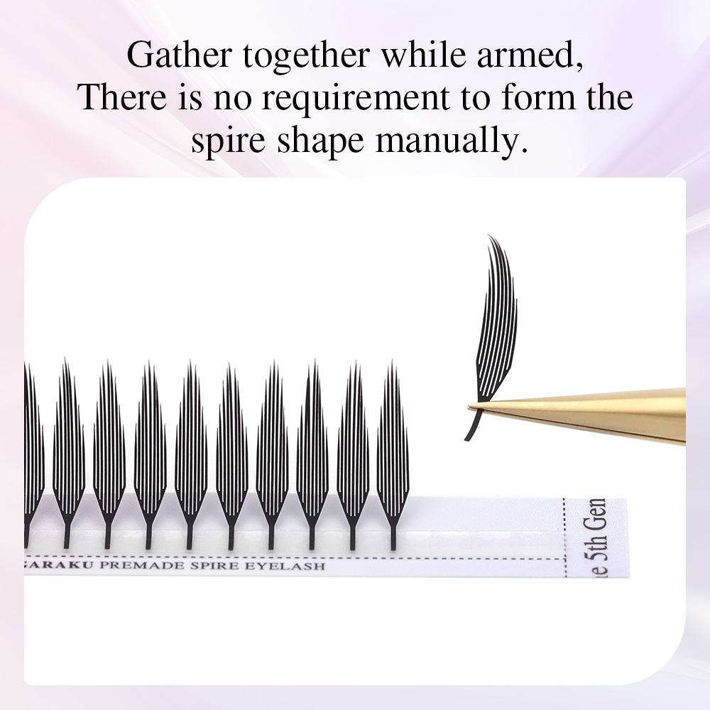 NAGARAKU Premade Spire Eyelash - مراجعة Anime Cosplay Lashes وسعره
