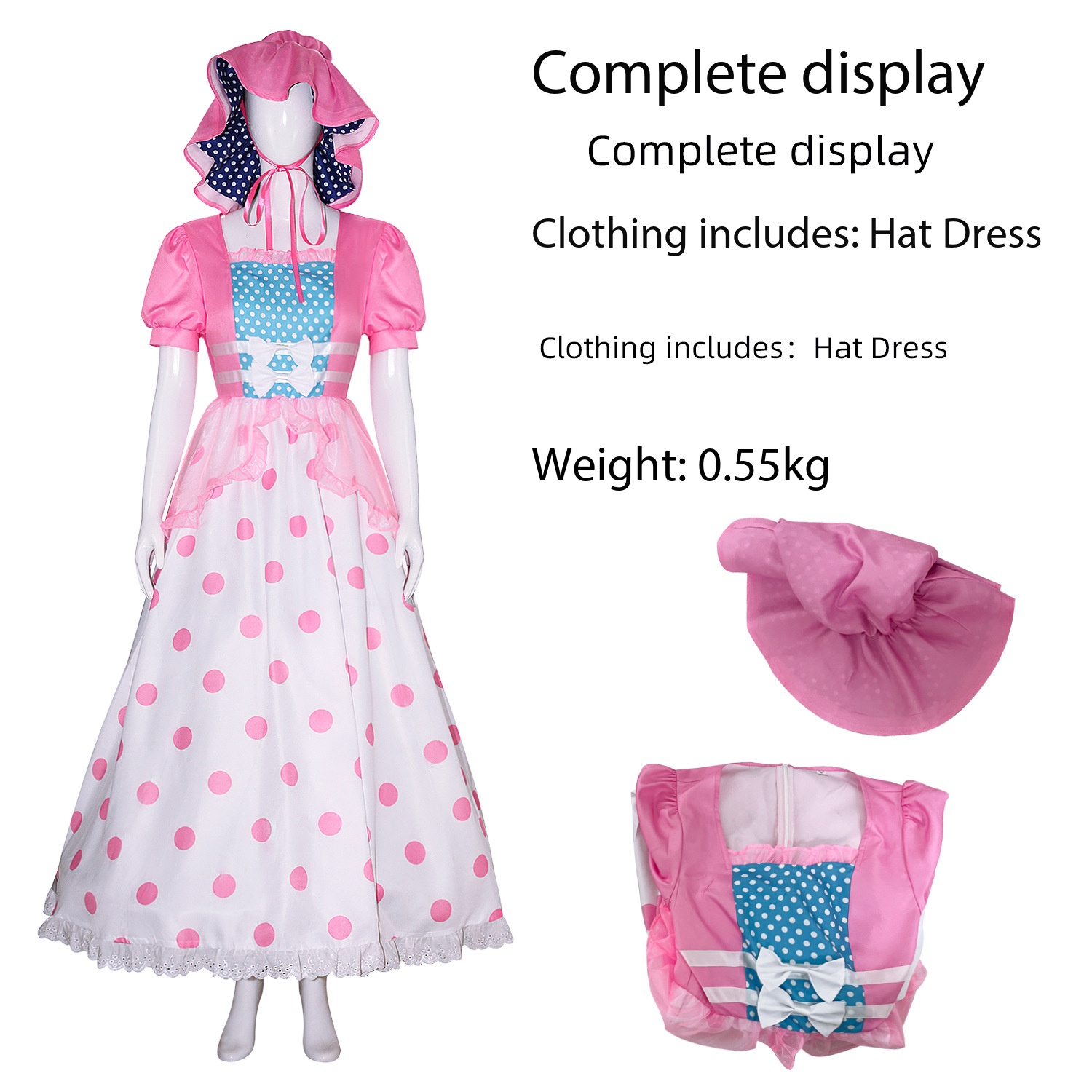 فستان طويل بنمط شخصيات كرتونية - مراجعة Anime Cosplay Simple وسعره