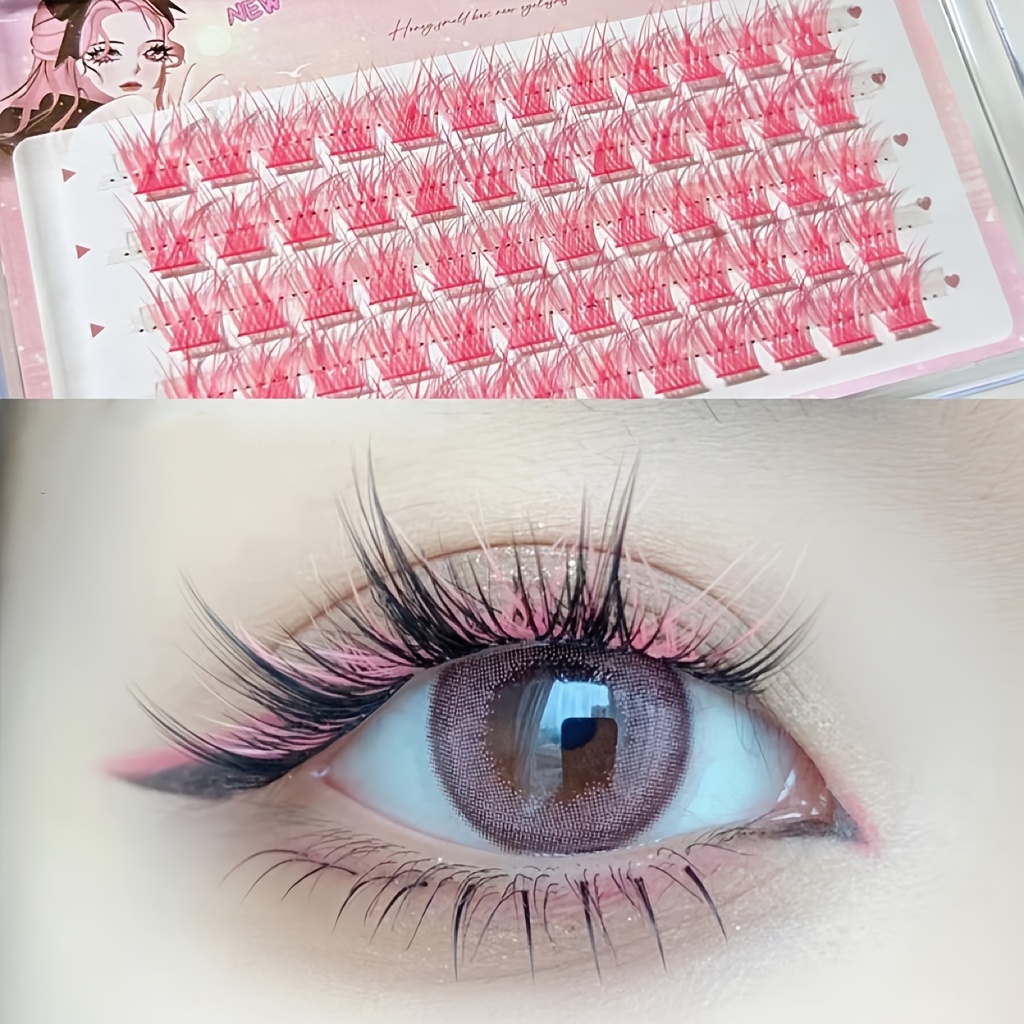 رموش ميكسياوهي الملونة 60 مجمو - مراجعة Anime Cosplay Lashes وسعره