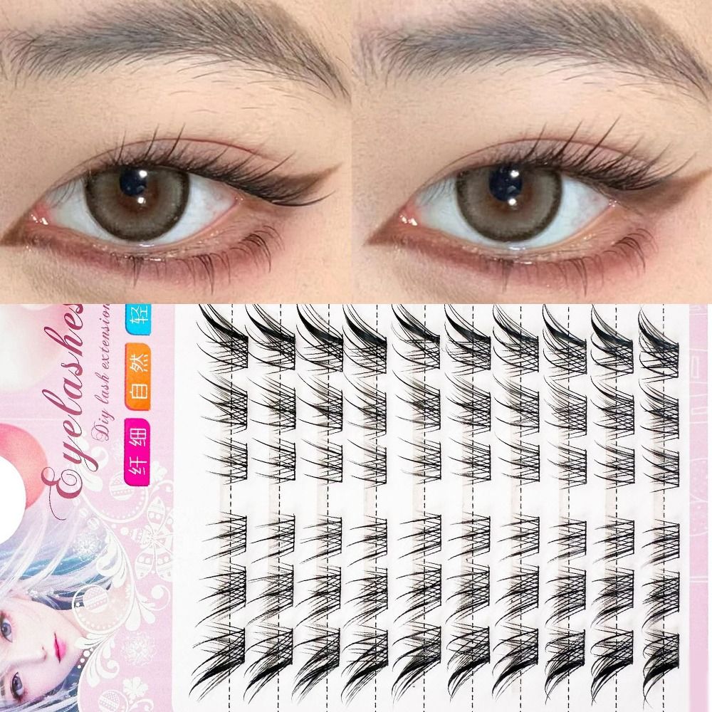 ثلاثية الأبعاد القط العين مجمو - مراجعة Anime Cosplay Lashes وسعره