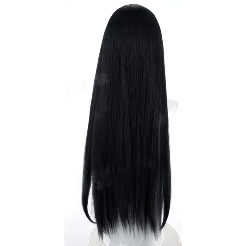 باروكة شعر صناعي طويلة سوداء م - مراجعة Cosplay Anime Black Hair وسعره