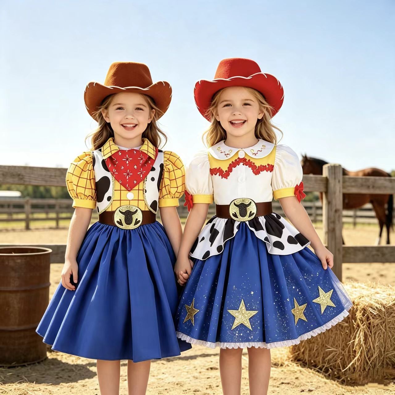 فستان جديد للبنات بنقشة بقرة 2 - مراجعة Anime Cosplay Toddler وسعره