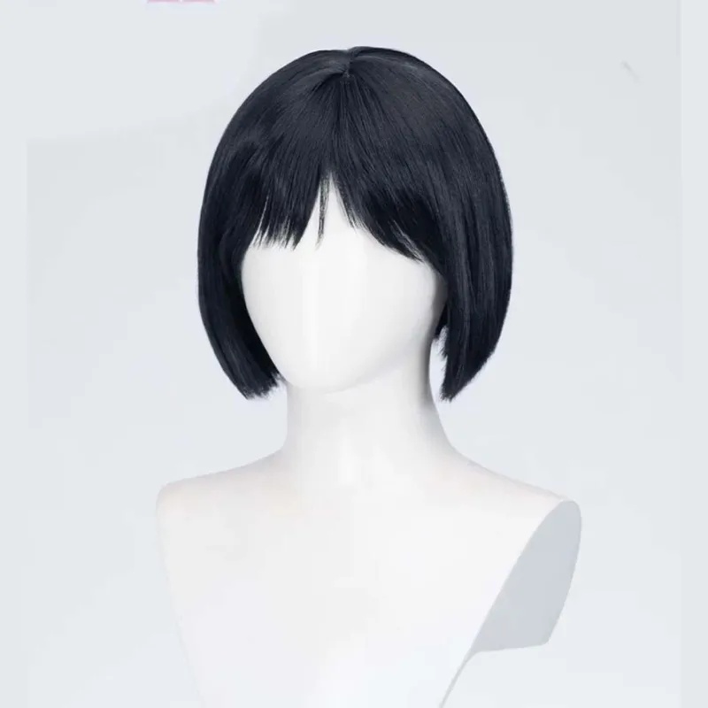 باروكة شعر صناعي مقاومة للحرار - مراجعة Cosplay Anime Black Hair وسعره