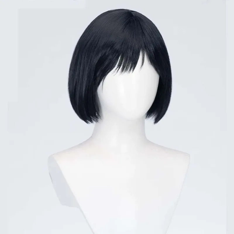 باروكة شعر صناعي مقاومة للحرار - مراجعة Cosplay Anime Black Hair وسعره