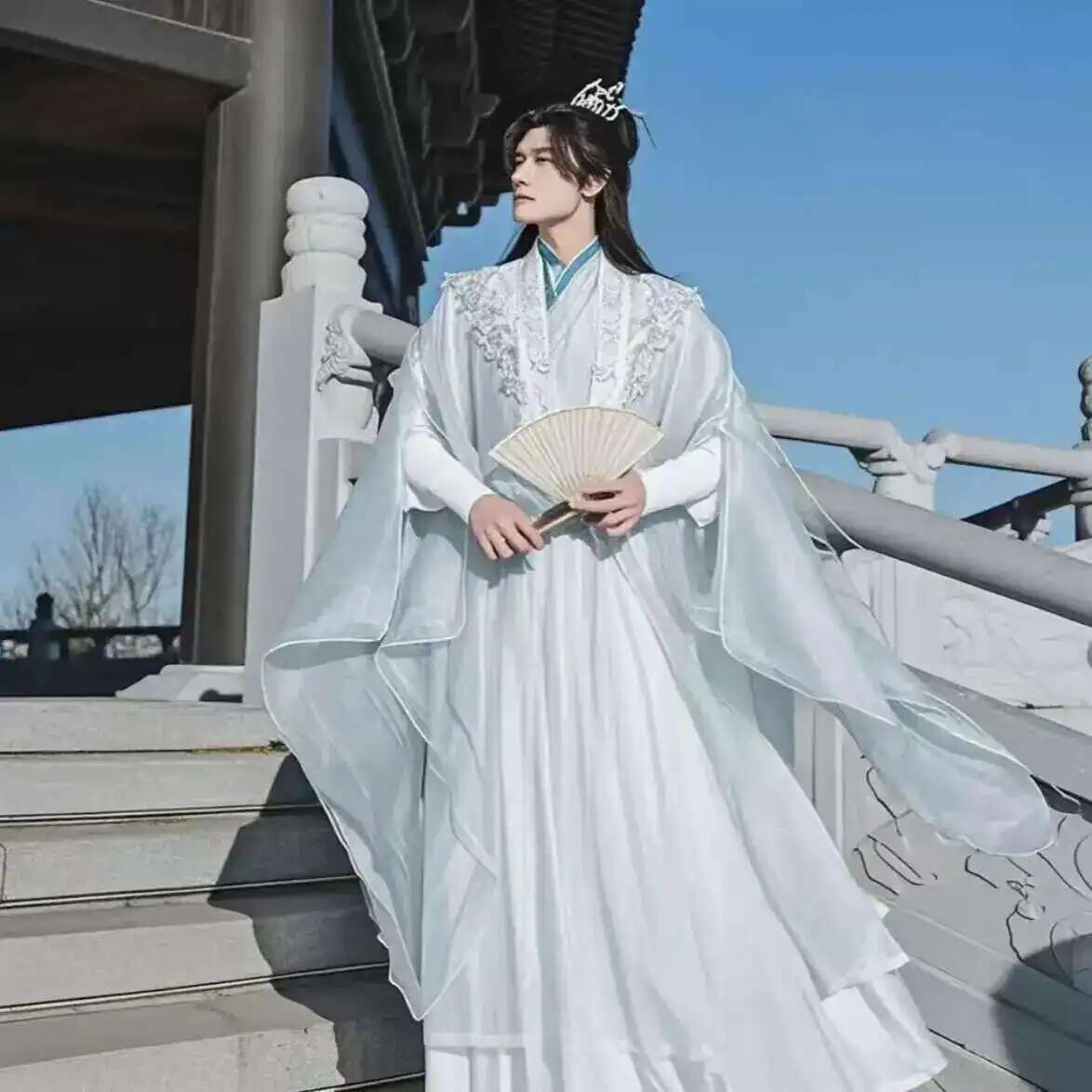 حجم كبير 3XL Hanfu الرجال الصي - مراجعة Anime Cosplay In Chinese وسعره